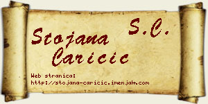 Stojana Caričić vizit kartica